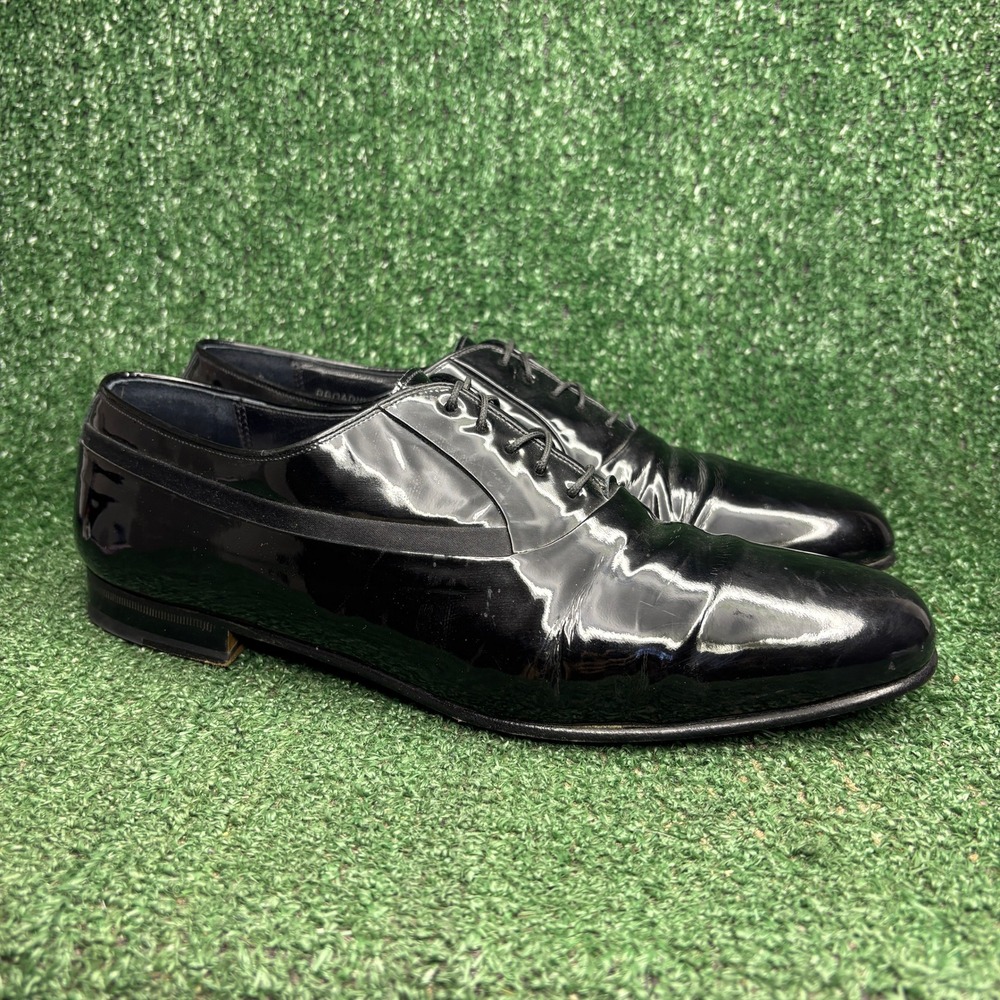 Mezlan Broadway Patent Leather Formal‎ Tuxedo Oxford Dress Shoes Black Mens 11 M